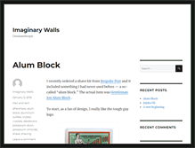 Tablet Screenshot of imaginarywalls.com